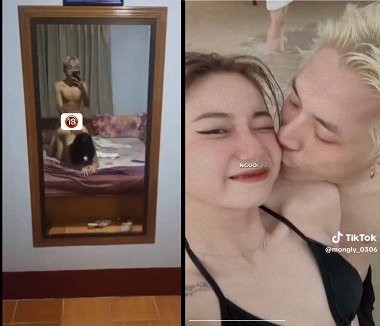 Poster of Clip sex em Mộng Ly chăm sóc cu bạn trai